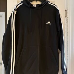 Adidas Black Pullover with White Accents